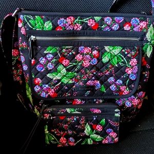 Vera Bradley crossbody and wristlet
